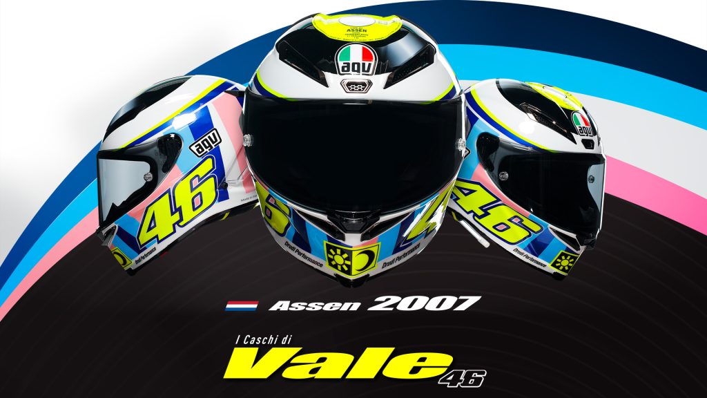 Helm AGV Pista GP RR VR46 Assen 2007 Carbon Fiber Size XXL