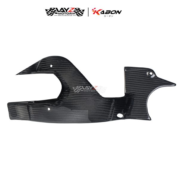 Kabon X Dry Carbon Swing Arm Cover - Kawasaki H2SX