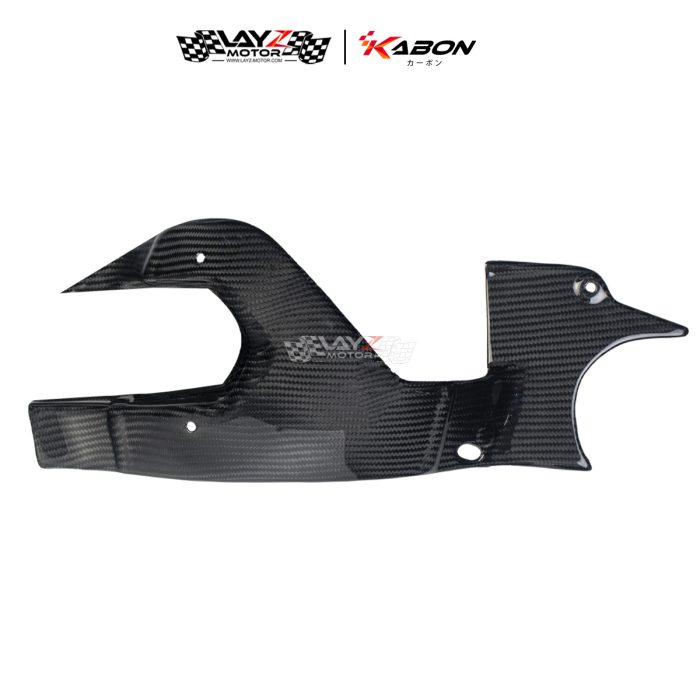 Kabon X Dry Carbon Swing Arm Cover - Kawasaki H2SX