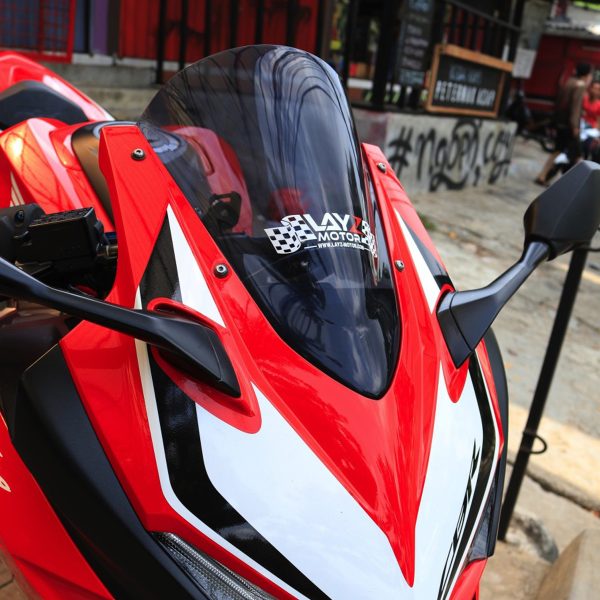 Second image of Kabon Windshield Racing Smoke - Honda CBR 250RR