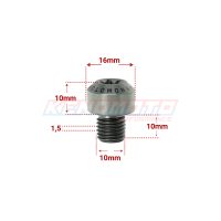 KENDMOTO_TORX M10x10 SILVER
