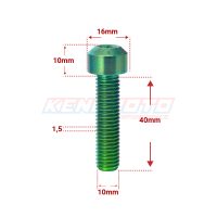 KENDMOTO_TORX M10x40 GREEN