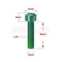 KENDMOTO_TORX M10x40 GREEN