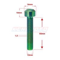 KENDMOTO_TORX M10x50 GREEN