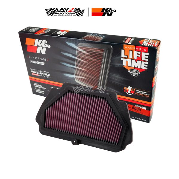 K&N KA-6009 Filter Udara - Kawasaki ZX6R 2009-2026