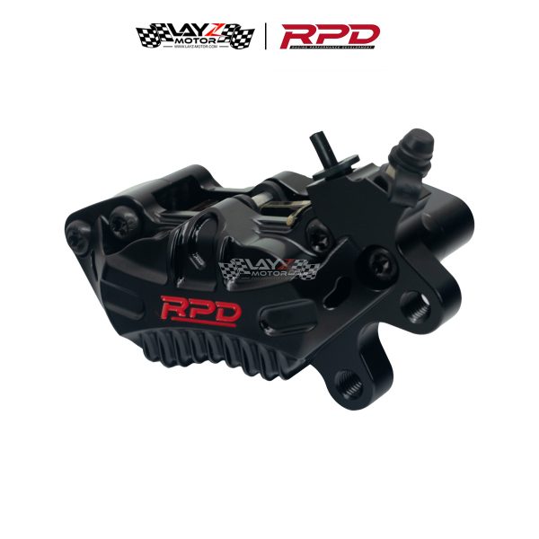 RPD Zenith Axial Brake Caliper 4P Black/Red - Right Side