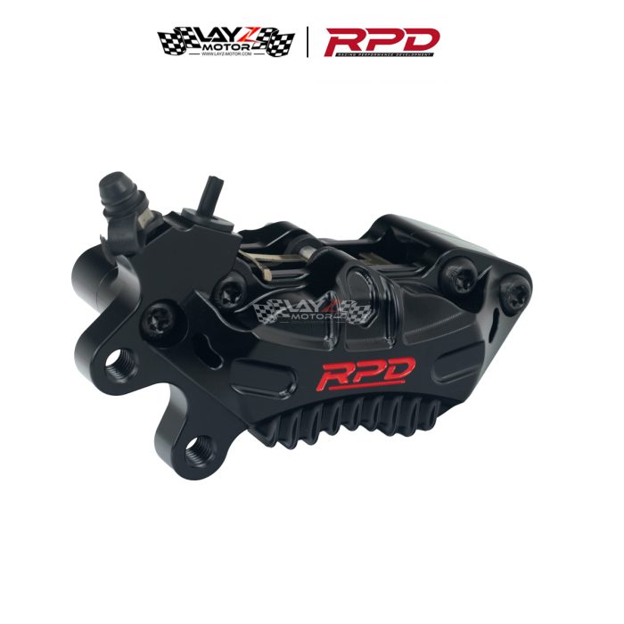 RPD Zenith Axial Brake Caliper 4P Black/Red - Left Side