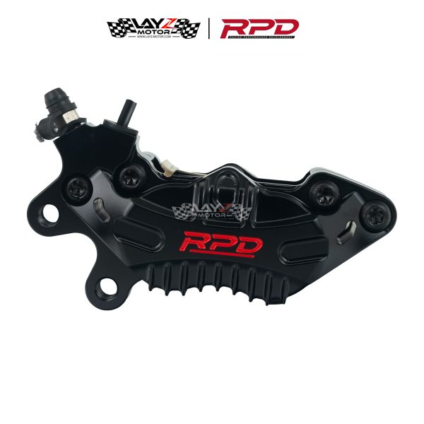 Second image of RPD Zenith Axial Brake Caliper 4P Black/Red - Left Side
