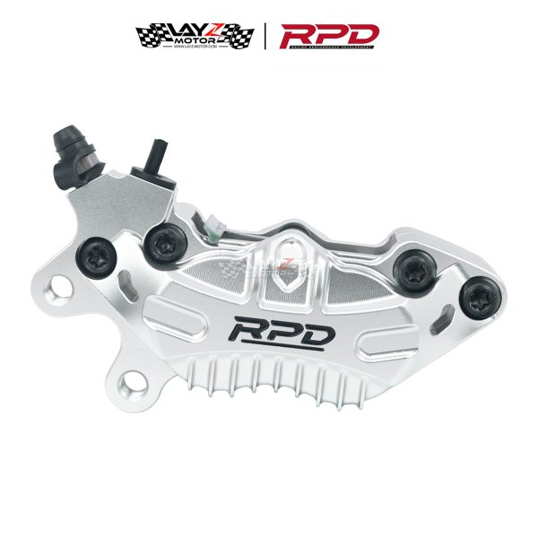 Second image of RPD Zenith Axial Brake Caliper 4P Silver/Black - Left Side