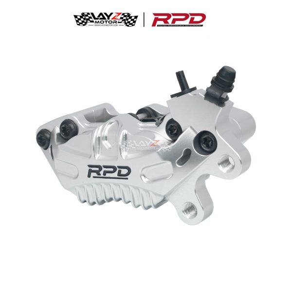 RPD Zenith Axial Brake Caliper 4P Silver/Black - Right Side