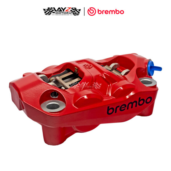 Second image of Brembo Hypure Front Radial Brake Calipers Right Only 100mm, Red Black Logo