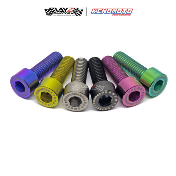 KENDMOTO Titanium Baut Hex | M8X25