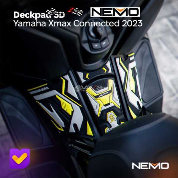 Second image of NEMO Yamaha XMAX 250 Connected Deckpad Rubber 3D