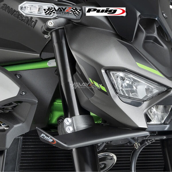 Second image of PUIG Kawasaki Z900 SE 2025 Naked Frontal Spoiler - Black