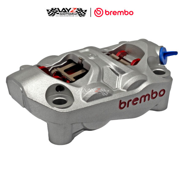 Second image of Brembo Hypure Front Radial Brake Calipers Right Only 100mm, Grey Red Logo