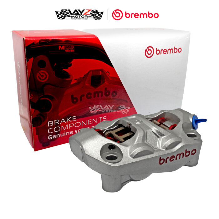 Brembo Hypure Front Radial Brake Calipers Right Only 100mm, Grey Red Logo