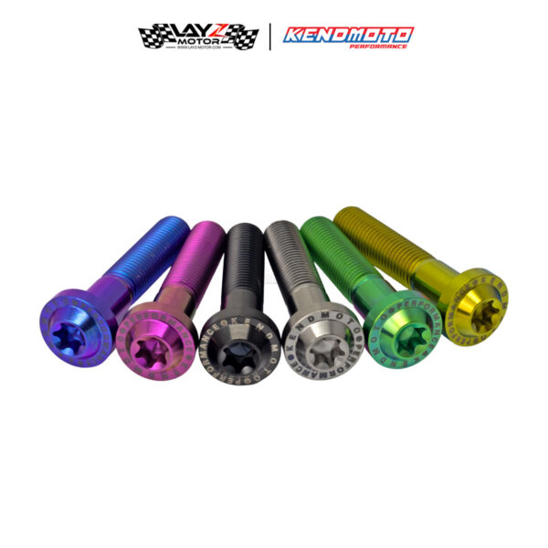 KENDMOTO Titanium Baut BIG HEAD M10x50 Drat 1,25