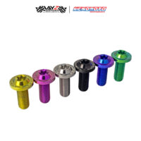 KENDMOTO_TITANIUM BAUT BIG HEAD M8X20
