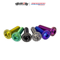 KENDMOTO_TITANIUM BAUT BIG HEAD M8X35