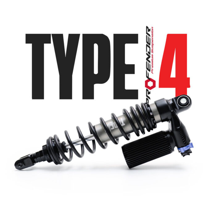 PROFENDER Type 4 Rear Shockbreaker - Yamaha XMAX 250
